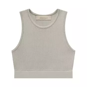 Fear of God Essentials Вязаная спортивная майка в рубчик Seal