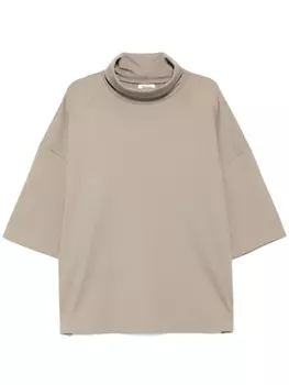 Fear Of God футболка с короткими рукавами и высоким воротником, нейтральный