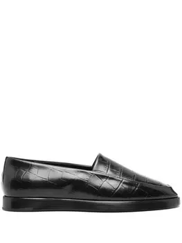 Fear Of God лоферы с тиснением под крокодила, черный