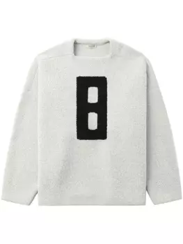 Fear Of God шерстяной джемпер из ткани букле, серый