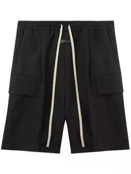Fear Of God шорты карго из смесовой шерсти, черный