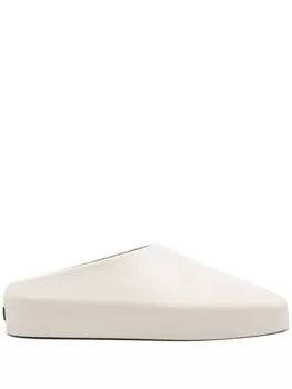 Fear Of God тапочки с тиснением логотипа, нейтральный цвет