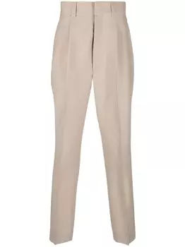 Fear Of God зауженные брюки со складками, нейтральный цвет