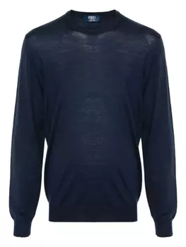 Fedeli джемпер с круглым вырезом, синий