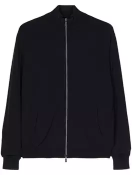 Fedeli кардиган из вирджинской шерсти на молнии, синий