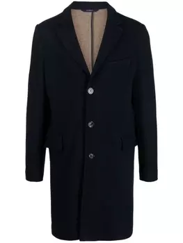 Fedeli кашемировое пальто, синий
