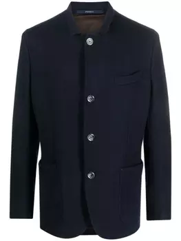 Fedeli кашемировый пиджак, синий