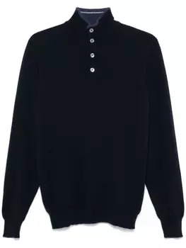 Fedeli кашемировый пуловер, синий