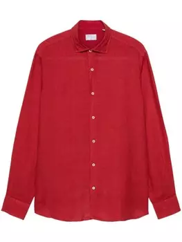Fedeli льняная рубашка Nick, красный