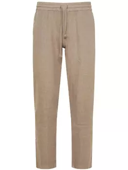 Fedeli льняные брюки Bonifacio, нейтральный