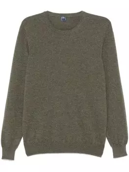 Fedeli меланжевый свитер, зеленый