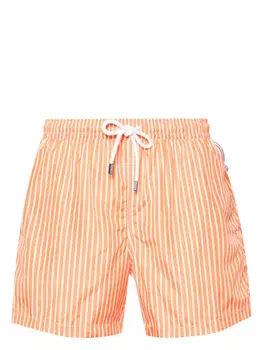 Fedeli плавки-шорты Madeira с узором, оранжевый