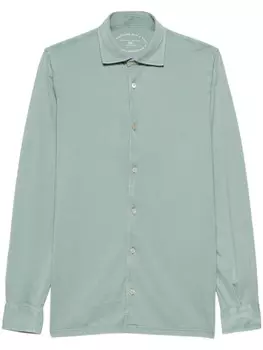 Fedeli рубашка из органического хлопка, зеленый