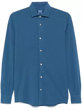 Fedeli рубашка из ткани пике, синий