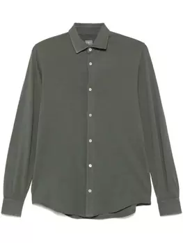 Fedeli рубашка из ткани пике, зеленый