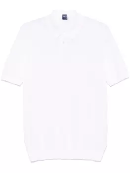 Fedeli рубашка поло Giza, белый