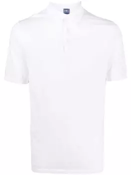 Fedeli рубашка поло с короткими рукавами, белый