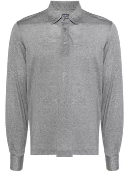 Fedeli шерстяная рубашка поло, серый