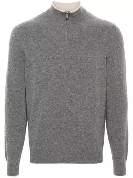 Fedeli свитер в рубчик, серый