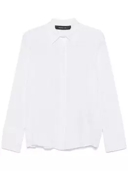 Federica Tosi креповая рубашка, белый