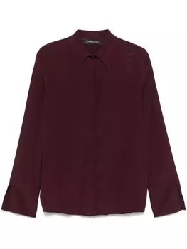 Federica Tosi креповая рубашка, фиолетовый