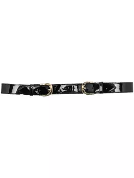 Federica Tosi лакированный ремень, черный