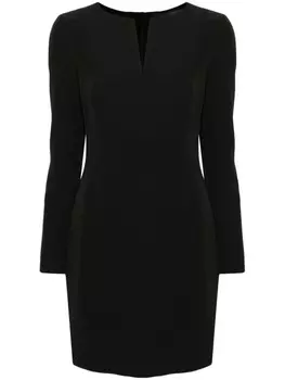 Federica Tosi мини-платье с V-образным вырезом, черный