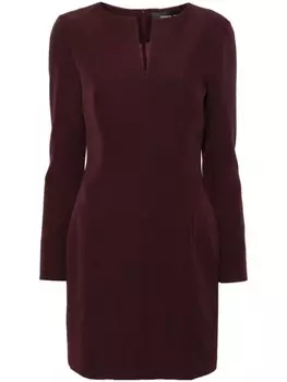 Federica Tosi мини-платье с V-образным вырезом, фиолетовый