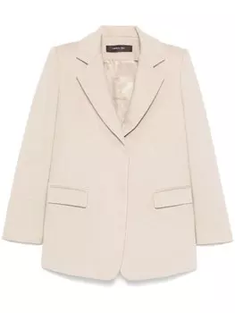 Federica Tosi однобортное короткое пальто, нейтральный цвет