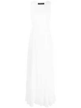 Federica Tosi платье с открытой спиной, белый