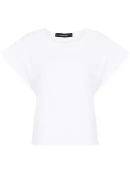 Federica Tosi поплиновый топ, белый