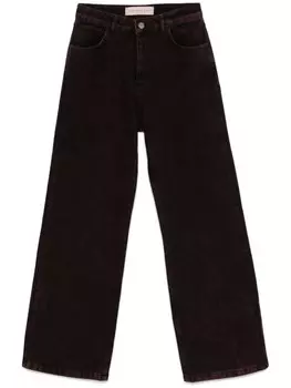 Federica Tosi широкие джинсы, красный