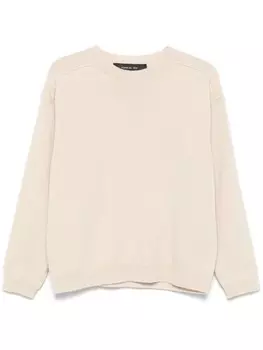 Federica Tosi свитер с круглым вырезом, нейтральный цвет