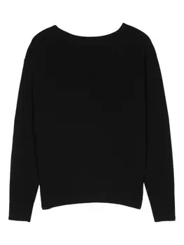 Federica Tosi свитер с V-образным вырезом, черный