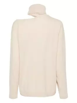 Federica Tosi свитер с вырезами, нейтральный цвет