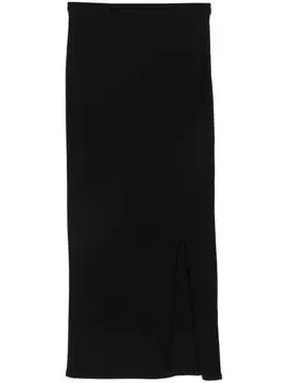Federica Tosi трикотажная юбка макси, черный