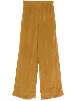 Federica Tosi жатые брюки, желтый