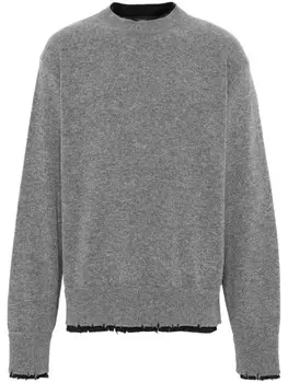 FEDERICO CINA многослойный свитер, серый