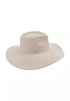 Федора из шерстяного фетра с широкими полями 19008-0 SEEBERGER, песочный