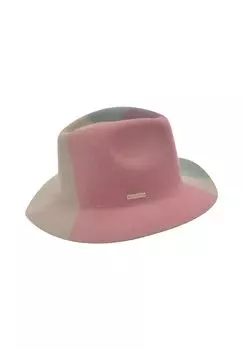 Федора из шерстяной фетровой ткани специальной расцветки 19088-0 SEEBERGER, цвет Bottle Sandel One Size