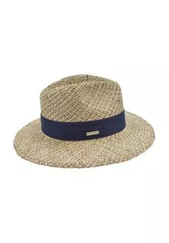 Федора из водорослей со специальным узором 55225-0 SEEBERGER, цвет Natur Schwalbe