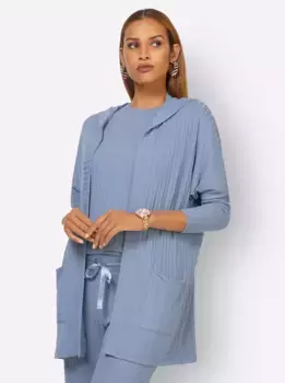 Feel Good, длинная куртка, синий