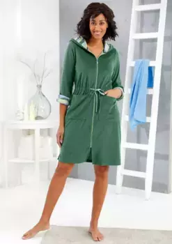 Feel Good, халат, цвет Moos-Eucalyptus-Gemustert