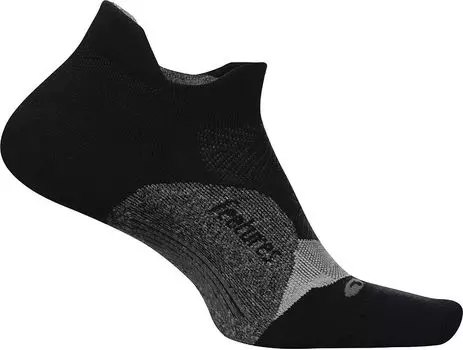 Feetures! Носки Elite Light No Show Tab, черный