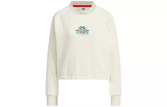 FEIFEI RUAN CO-BRANDED MODEL Толстовка женская белая Adidas Originals