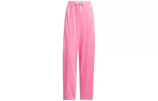 FEIFEI RUAN CO-BRANDED MODEL Трикотажные спортивные штаны женские розовые Adidas Originals