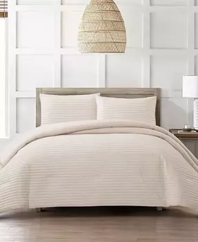 Фелиция Полосы 3 шт. Комплект одеял, размер King Stratford Park, бежевый