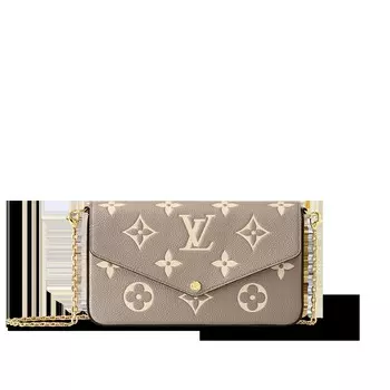 Фелиси Пошетт Louis Vuitton, серый