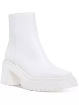 Fella женские кожаные ботильоны с рифленой подошвой Steve Madden, цвет white leather