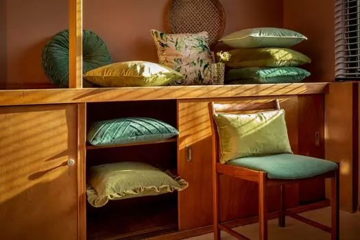 ФЕММ - Чехол на подушку бархатный 30х50 см - Полынь зеленая Dutch Decor